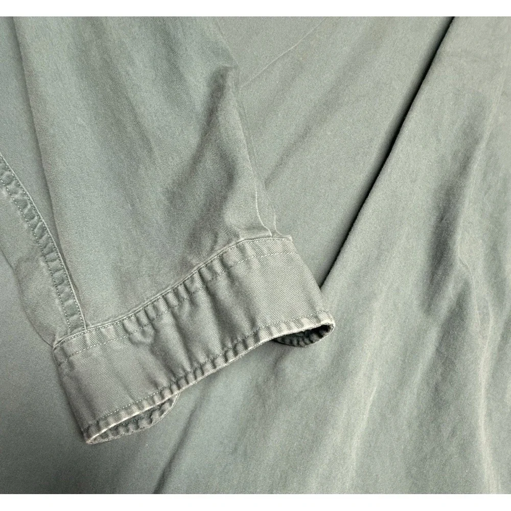Vintage Lee Sport Long Sleeve Button Down Shirt Genuine Chevrolet Mens Size 2XL